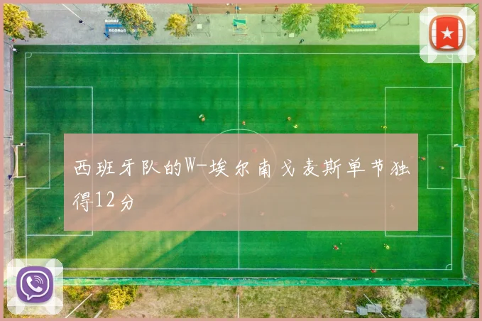 西班牙队的W-埃尔南戈麦斯单节独得12分